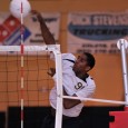 VIN_7140 Dos Pueblos' Jay Larinan smashes a kill against Ventura High School