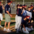 Goleta Valley South Under-11 All-Stars show off District 63 championship banner.