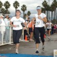 runners Naomi and Jenny have lowered their times every year they've run the half marathon.