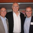 March_Madeness_Sbart2012 Westmont men's basketball coach John Moore, left, keynote speaker Stan Morrison, middle, and event organizer Rick Wilson, right.