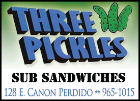Three Pickles Sub Sandwiches