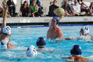Dos Pueblos' Kevin Cappon fires a shot in a 12-8 victory over Santa Barbara on Tuesday