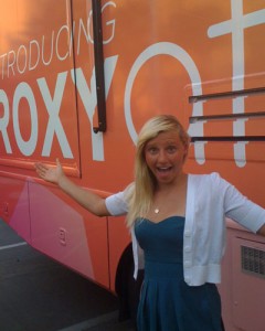 This is me in front of the Roxy Team Bus at the Surfer Poll Awards show in Orange County in September