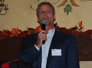 Volleyball legend Karch Kiraly, a Santa Barbara native, spoke at the Round Table's annual Fall Classic on Wednesday