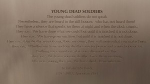 Young Dead Soldiers, by Archibald MacLeish