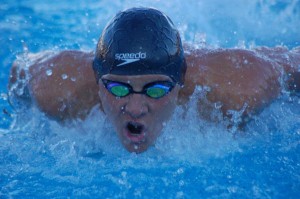 Alex Valente, of Santa Barbara Aquatics Club, is one of the top swimmers in the country in the 100-meter butterfly among 15 year olds.