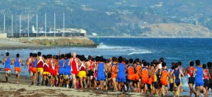 A cross country race in Santa Barbara
