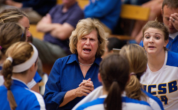 Kathy Gregory is the only Women's Head Volleyball Coach UCSB has ever seen