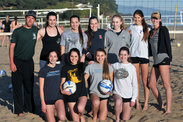 Laguna Blanca's Girls Beach Volleyball Team