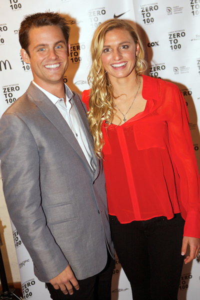 Professsional surfer Lakey Peterson and filmmaker Aaron Lieber hosted the World Premiere of their new film at the Lobero Theatre on February 10th. (baplove.com Photo)