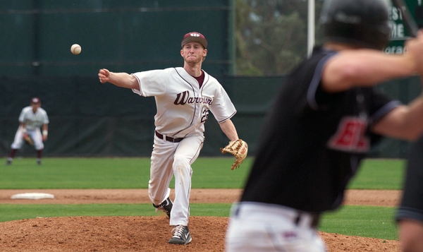 Westmont's JP Cohn pitched a complete game for his first win of the season. (Presidio Sports Photo)