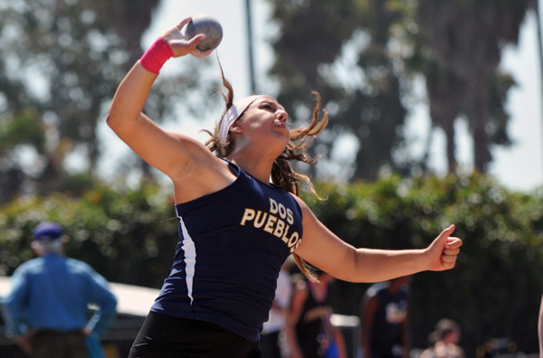 Stamatia Scarvelis of Dos Pueblos is the No. 1 high school girls shot putter in the nation.