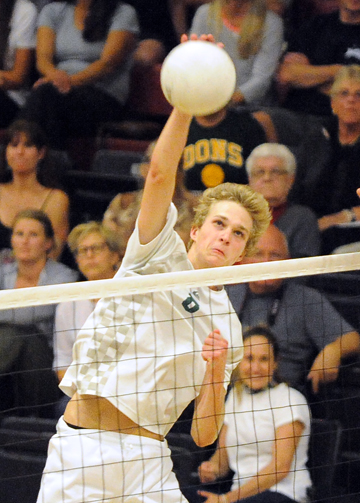 Santa Barbara's Tristan Fauntleroy totaled 15 kills for the Dons. 