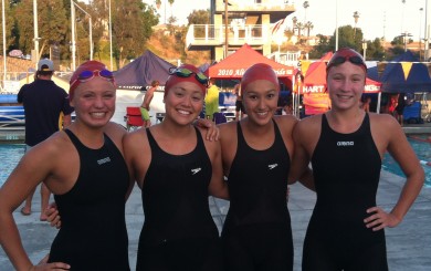 San Marcos girls swimming