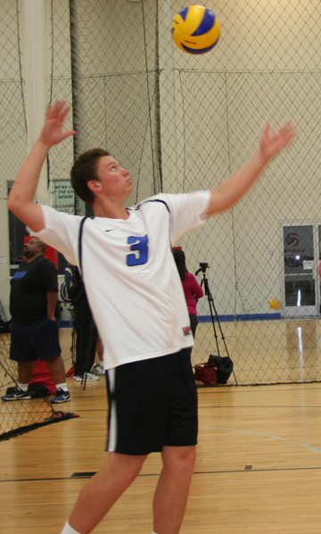 Jackson Wopat earned All-Tournament honors for Santa Barbara Volleyball Club.