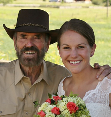 Curtis saw his daughter Natalie married this summer. (Ronald Mathews Photo)
