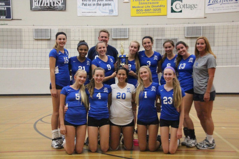 The  Cate girls volleyball team finished second in the gold division of the Laguna Blanca Invitational.
