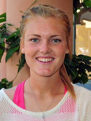 Addi Zerrenner won for the third straight year on the Dos Pueblos home cross country course.. 