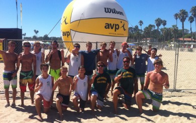 Santa Barbara High boys beach volleyball team