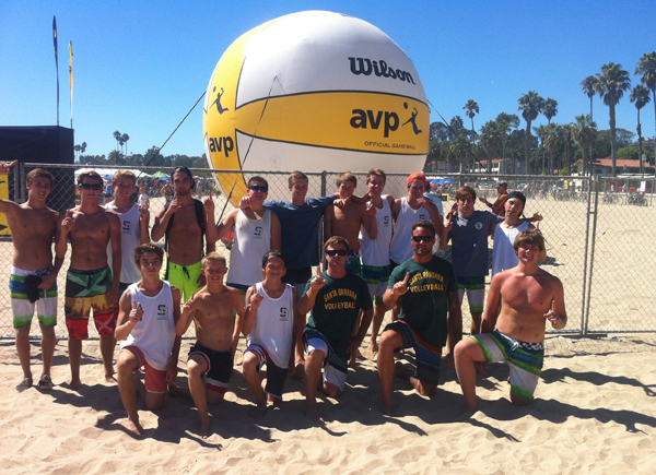 Santa Barbara High boys beach volleyball team