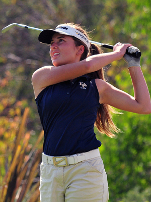 Megan Caird won medalist honors in two matches last week for the Channel League-champion Chargers