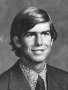 Kevin Purcell's yearbook photo from 1974