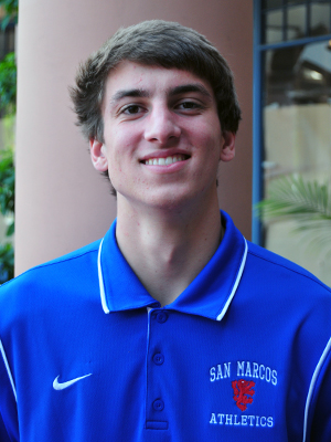 San Marcos basketball player Bryce Ridenour was named the Athlete of the Week.
