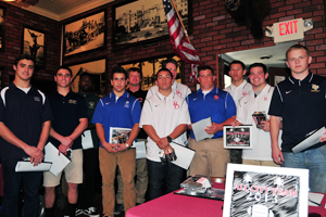 Members of the defensive unit of the Presidio Sports All-City Football Team. The offensive unit is on the cover page.