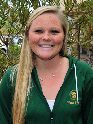 Anna Brummett of Santa Barbara High water polo is the female Athlete of the Week.