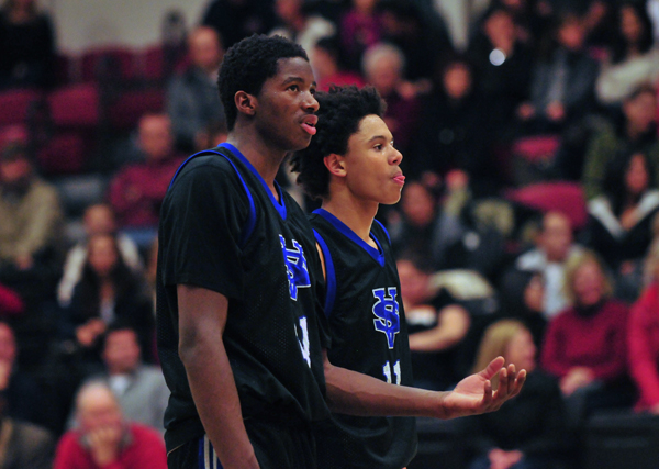 Irshaad Hunte and Miles Seward - SVC Basketball