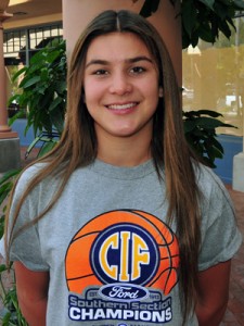 Santa Barbara High's Amber Melgoza was recognized as the Female Athlete of the Week