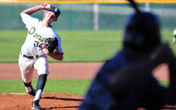 Kevin Gowdy turned in a stellar pitching performance in his Santa Barbara varsity debut,