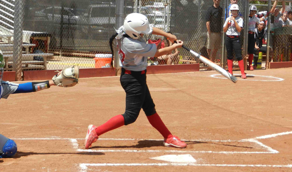 Christal Vierra belted a homer in the sixth inning to lift SBCC over first-place Hancock in the second game of a doubleheader.