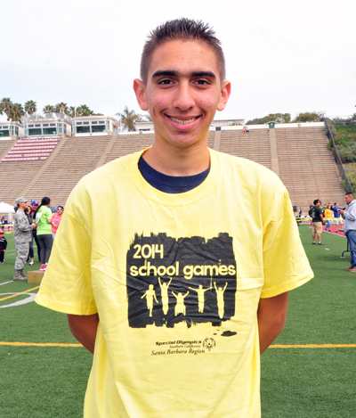Dos Pueblos' Cristian Quintanar is the Santa Barbara Special Olympics Athlete of the Year.