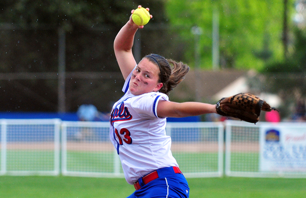 Hailee Rios fanned a game-high 17 batters on Friday. (Presidio Sports Photos)