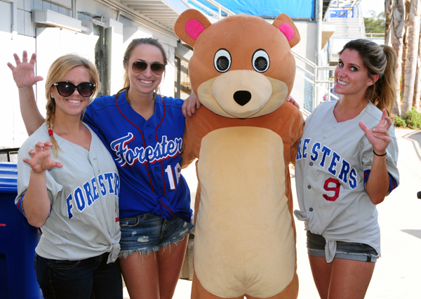 Foresters games are family-friendly events during the summer.