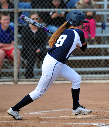 Melissa Spink connected for a pair of hits on Tuesday. (File Photo)