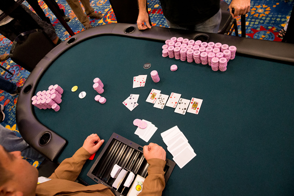 The winning hand at the 2014 Central Coast Poker Championship.