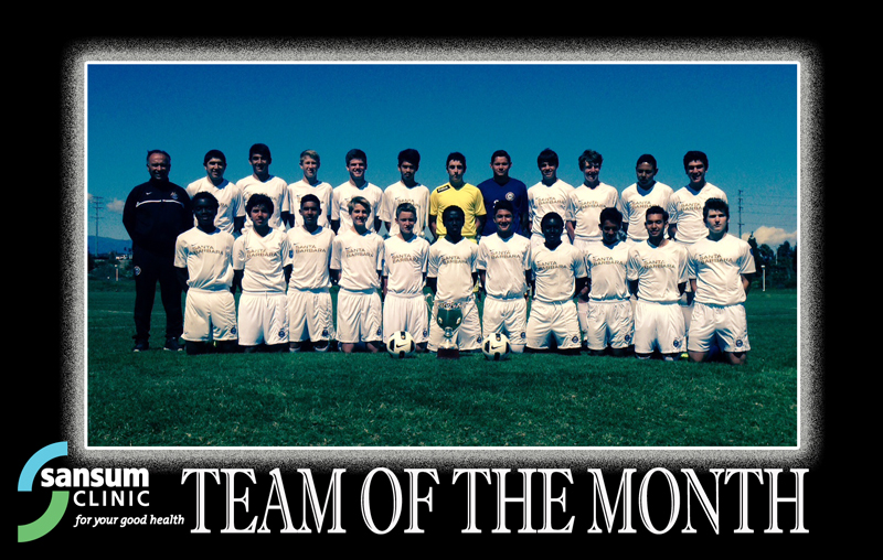 Santa Barbara Soccer Club - Team of the Month
