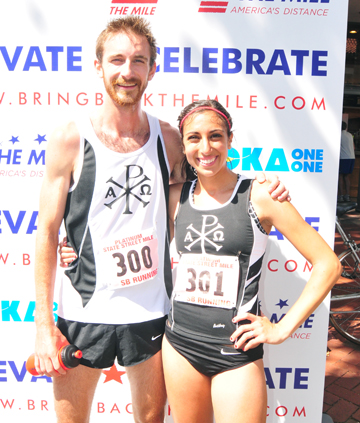 Dawson Vorderbruegge and Marina Vorderbruegge were 4th and 1st in the men's and women's elite race, respectively.