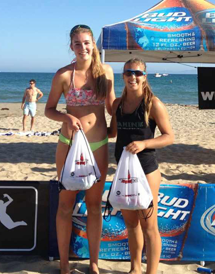 Cousins Torrey Van Winden and Katie Spieler combined to win the CBVA Santa Barbara Women's Open.