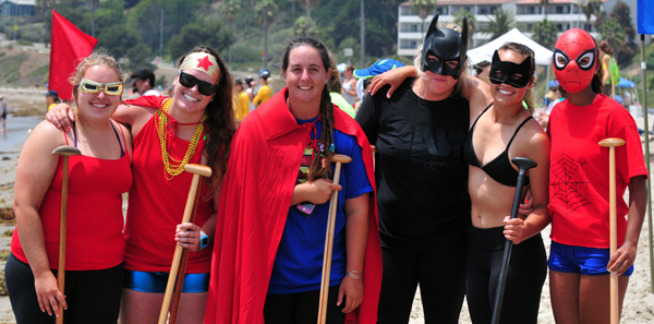 Superhero Outrigger Canoe Team