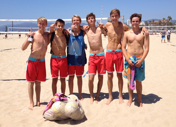 San Marcos' beach volleyball team