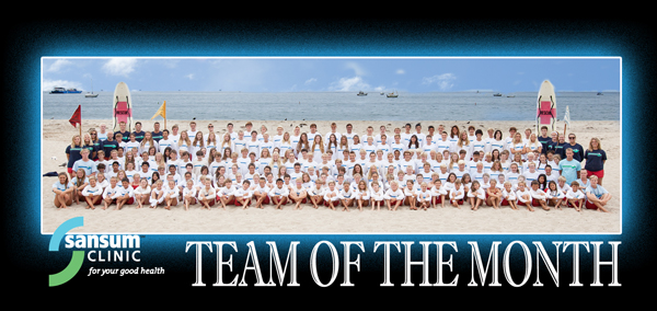 Team of the Month - Junior Lifeguards