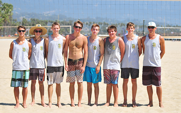 Santa Barbara High's beach volleyball team consists of Nico Smith
