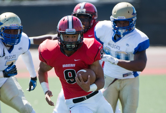 Cedric Cooper rushed for 121 yards to lead a potent SBCC running attack.