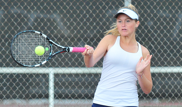 Dos Pueblos' Heather Cano won three doubles sets with partner 