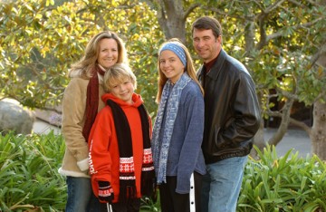 A family photo taken in 2004.