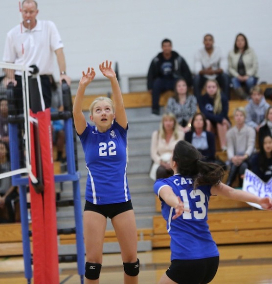The improvement of setter Hannah Barr (22) has been a big part of Cate's success.