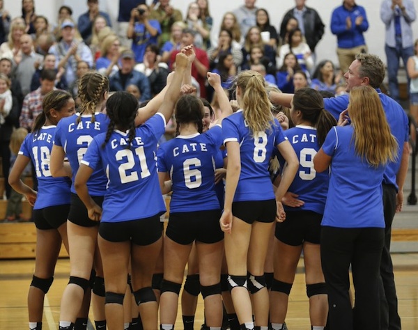 Cate is trying to bring home the school's first CIF volleyball title since 1991.